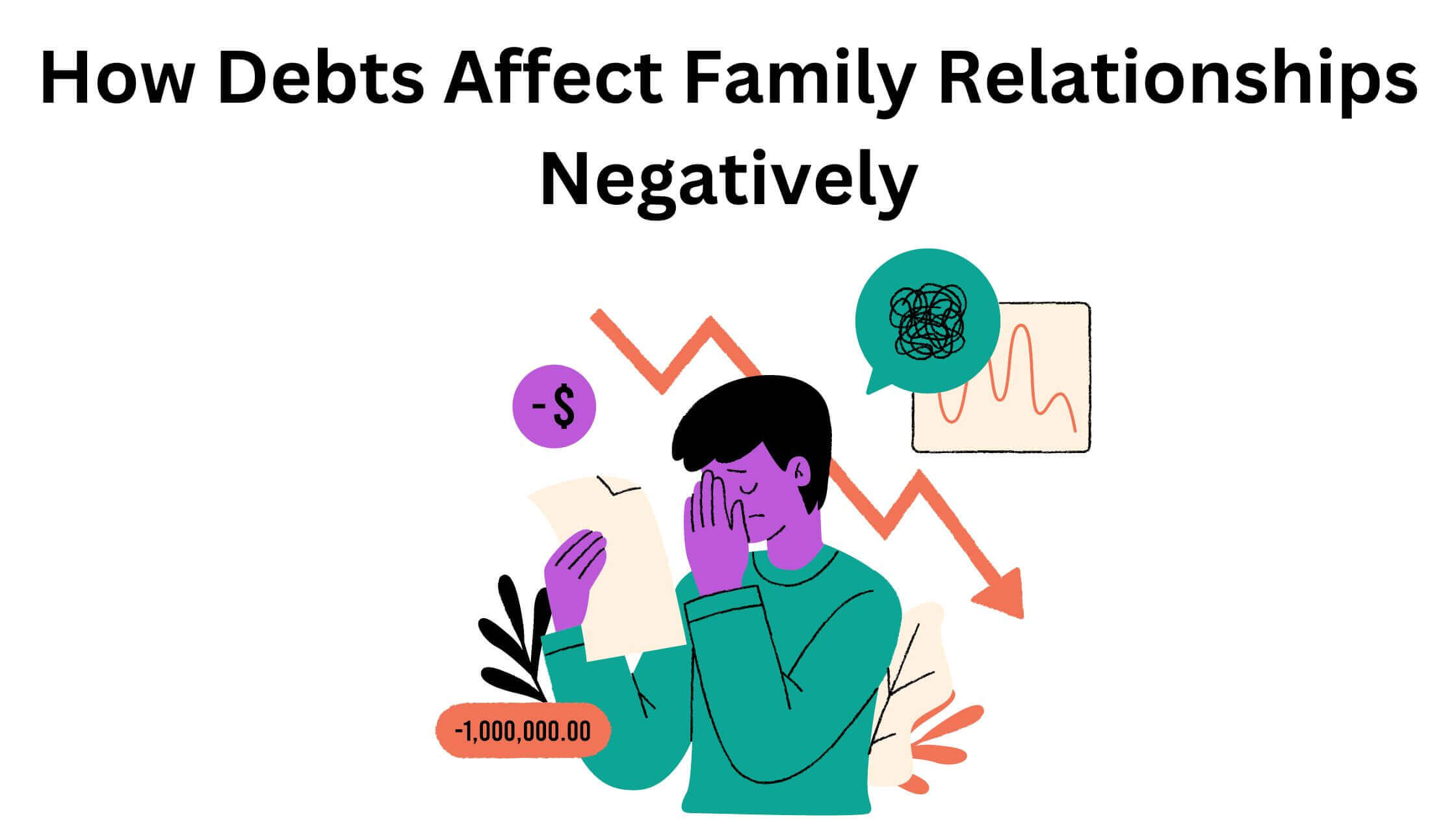 what are the 15 ways debts affect family relationships negatively?